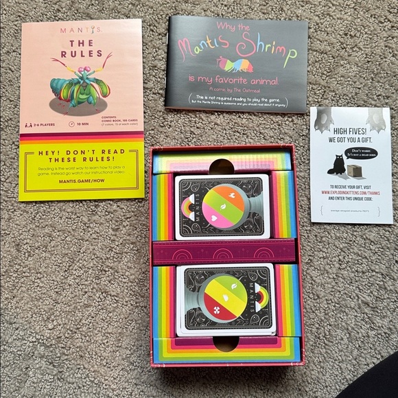 Mantis Colorful Card Game by Exploding Kittens - Picture 5 of 5